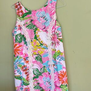 Lilly Pulitzer Pink and Green Floral Dress